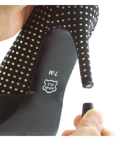GoGoHeel Quick Tips - High Heel Protector & Repair Caps - X-Small & Small Sizes (Black) - 2 Pairs - Buy Online on GoSupps.com
