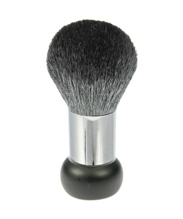Fantasia stand powder brush natural hair height: 11 cm 4 cm black/silver