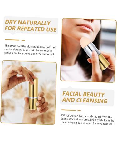 Baluue 4pcs Golden Oil Control Facial Massager Natural Facial Roller Facial Massager mediumx4pcs Goldenx4pcs - Buy Online on GoSupps.com
