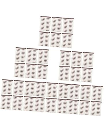 FOMIYES 36 Pcs Eyebrow Stickers Make up Kit 3d Eyebrows Stickers 3d Hair-like Eyebrows Stickers Bionic Miss