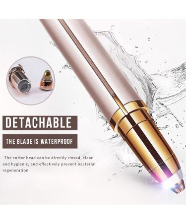 Women's Eyebrow Trimmer & Facial Hair Remover - Pain-Free Electric Razor for Body & Face - White - Buy Online on GoSupps.com