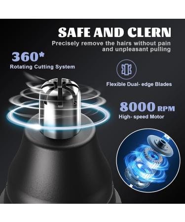 Professional Nose Hair Trimmer - USB Rechargeable, Painless & Waterproof - Buy Online on GoSupps.com