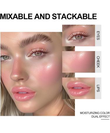 Radiant Glow Shimmering Miracle Balm - Multi-Use Highlighter Cream for Natural Radiance | Glitter for Face Lips & Body | Moisturizing Formula Perfect for Cheeks & Eyes (4# Pink Camellia 85g) 4# Pink Camellia 85 g (Pack of 1) - Buy Online on GoSupps.com