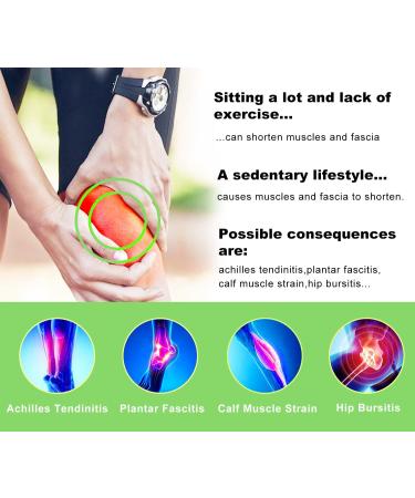 Adjustable Calf Stretcher Set for Physical Therapy and Leg Exercises - 3pcs Slant Board with Knee Wedge for Stretching and Mobilization - Buy Online on GoSupps.com