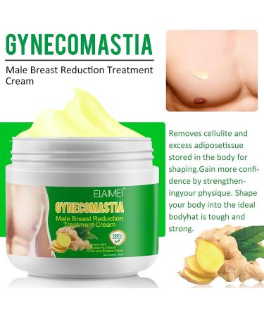 Men's Breast Firming Ginger Cream for Gynecomastia Tightening - 30ml - Buy Online on GoSupps.com