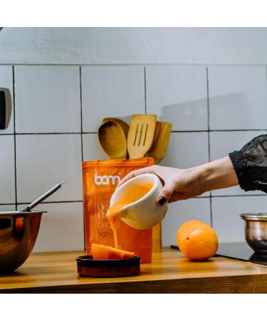 BAM Orange Chocolate Drops Callets Melting Nuggets Home And Professional Baking Orange Taste 250g - Buy Online on GoSupps.com