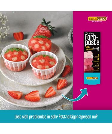 Decocino Fat-Soluble Red Color Paste - 15g | Oil-Based Food Coloring for Chocolate Buttercream Fondant & Cake Batter - International Shipping - Buy Online on GoSupps.com