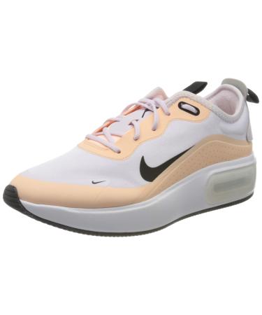 Nike Women's W Air Max Dia Running Shoe 36.5 EU Light Violet Black Crimson Tint White