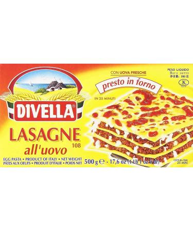  Italian Gourmet E.R. Divella Egg Pasta Pack of 4 100% Italian Egg Pasta Pasta with Egg No. 108 500g + Italian Gourmet Polpa 400g - Buy Online on GoSupps.com