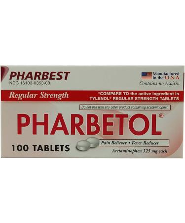 Pharbetol Regular Strength: Fast-Acting Pain Relief Formula - Buy Online on GoSupps.com