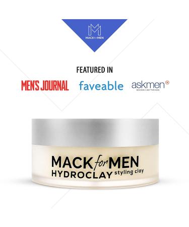 Mack for Men HydroClay Premium Hair Clay with Organic Beeswax - 2.5 oz - Buy Online on GoSupps.com