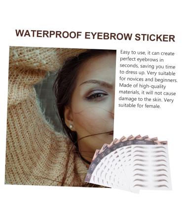 Buy Housoutil Eyebrow Transfer Stickers - 9 Sheets 4D & 6D Makeup Tools for Perfect Brow Shaping | International Shipping Available - Buy Online on GoSupps.com