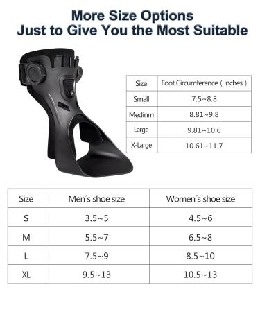 Shop AFO Drop Foot Brace - Upgraded Inflatable Comfortable & Adjustable for Achilles Tendonitis Plantar Fasciitis Stroke | International Shipping Available - Buy Online on GoSupps.com