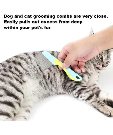 AAED 4-Piece Lice & Flea Comb Set for Cats & Dogs - Effective Tick Removal & Pet Grooming - Buy Online on GoSupps.com