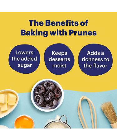 Sunsweet Amazin Prunes Dried Pitted Bite Size - 8 oz Pouch (Pack of 3) | Gluten Free, Vegan, Low Fat, Dietary Fiber, Natural Minerals | Unsweetened, Unsulfured, No Added Sugar - Buy Online on GoSupps.com