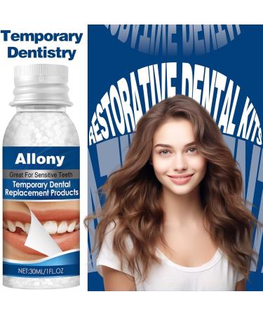 Allony Tooth Repair Set - Dental Adhesive for Fixing Gaps & Broken Teeth | DIY Denture Solution - Buy Online on GoSupps.com