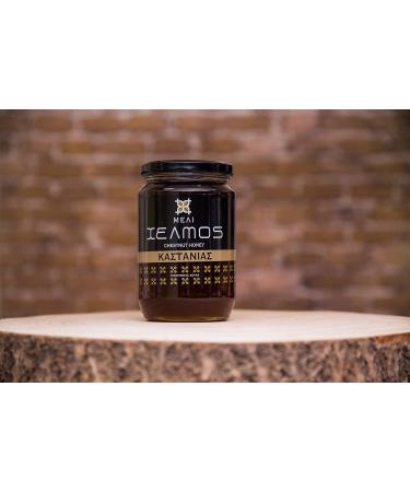 Helmos Greek Chestnut Honey 480 g - Buy Online on GoSupps.com