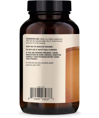 Dr. Mercola Fermented Turmeric 180 Capsules - Premium Natural Anti-Inflammatory Supplement - Buy Online on GoSupps.com