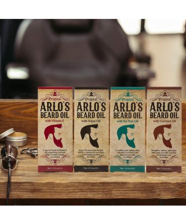 Arlo 99% Natural Beard Oil 2.5oz - Pro-Growth Enhancer for Thicker Beard Growth - Buy Online on GoSupps.com