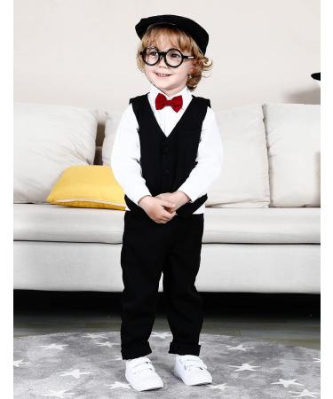 Mintgreen Baby Boys Blazers Suit 5pcs Wedding Outfit | Black 3-4 Years - Buy Online on GoSupps.com