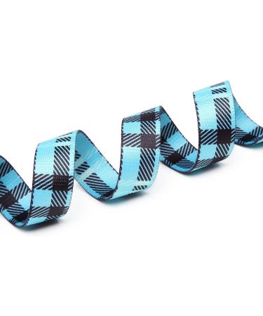 Suredoo Adjustable Soft Nylon Dog Collar - Comfortable Blue Checkered Design for Small & Medium Dogs (M: 33-55 cm) - Buy Online on GoSupps.com