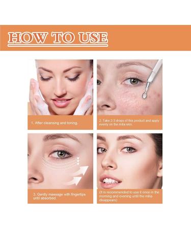 Anshka Oveallgo Milia Clearing Essence 30ml Milia Remover Serum Milia Spot Removal Treatment Eye Essential Oil For Remover Milia Spot Treatment Fade Dark Circles Essence Facial Serum 2 Pack - Buy Online on GoSupps.com