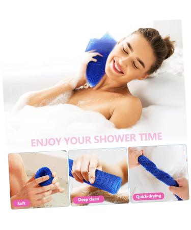 Buy Hemoton 4 Pcs Long Bath Towel & Silicone Body Scrubber for Men | Body Care Spa Essentials | International Shipping Available - Buy Online on GoSupps.com