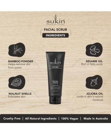 Men's Facial Scrub - Exfoliating Formula for Smooth and Refreshed Skin - Buy Online on GoSupps.com
