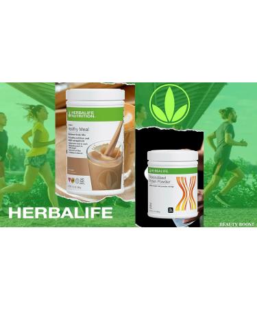 HERBALIFE (Duo) Formula 1 Healthy Meal Nutritional Shake Mix (Cafe Latte) with Personalized Protein Powder - Buy Online on GoSupps.com