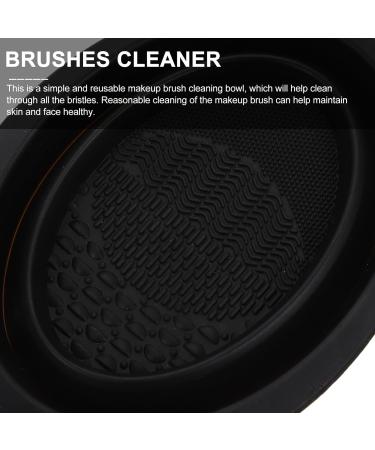 Best Makeup Brush Cleaner & Scrubber Mat | Silicone Cleaning Bowl for Cosmetics - Buy Online on GoSupps.com