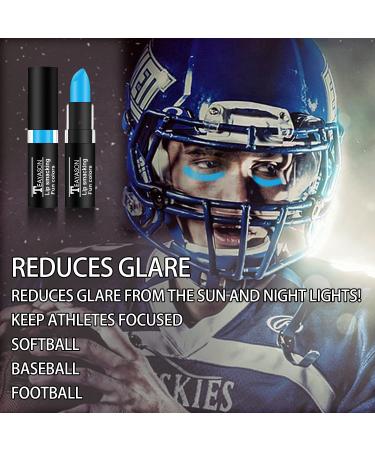 3PCS Sports Blue Eye Black Stick for Football Baseball Softball - High-pigmented Hypoallergenic Face Paint Stick for Sports & Halloween Makeup - Buy Online on GoSupps.com