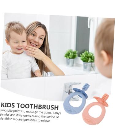 14-Piece Silicone Toothbrush Set for Kids | Molar Oral Care | Safe Food-Grade Silicone Dental Hygiene Toys - Buy Online on GoSupps.com
