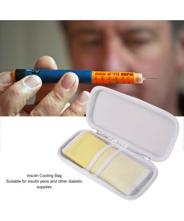 Cooler Bag Insulin Cooling Bag Excellent Insulation Portable for Insulin Pens (Yellow) - Buy Online on GoSupps.com