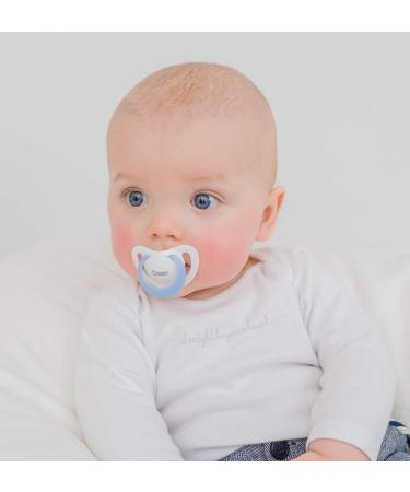 Personalized NUK Silicone Pacifier Set for Girls | BPA-Free | Size 2 (6-18 Months) | Engraved Red | International Shipping - Buy Online on GoSupps.com