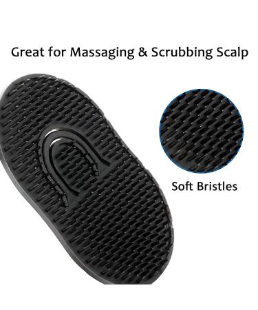 6 PCS Portable Men's Pocket Palm Combs Set - Soft Scalp Massager & Brush for Short Black Hair - Buy Online on GoSupps.com