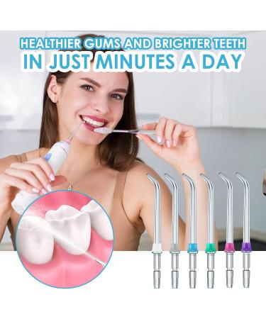 6Pcs Replacement Heads for Waterpik Classic Jet Tips Teeth Cordless Refill Heads Compatible with Water Flosser WP-100 WP-250 WP-450/462 WP-560 WP-660 WP-670 WP-811 WP-861 WP-900 WP-940 - Buy Online on GoSupps.com
