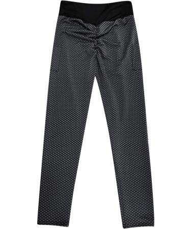 DAZLOR Women High Waist Butt Lifting Leggings with Pockets | Black XL - Buy Online on GoSupps.com