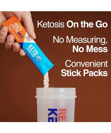 Real Ketones D BHB + Electrolytes Chocolate Drink Mix - 20 Packets - Buy Online on GoSupps.com