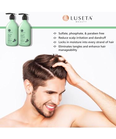 Luseta Tea Tree & Mint Conditioner 33.8 Oz - Refreshing Anti-Dandruff Scalp Care Infused with Peppermint Oil Paraben & Sulfate Free - Buy Online on GoSupps.com