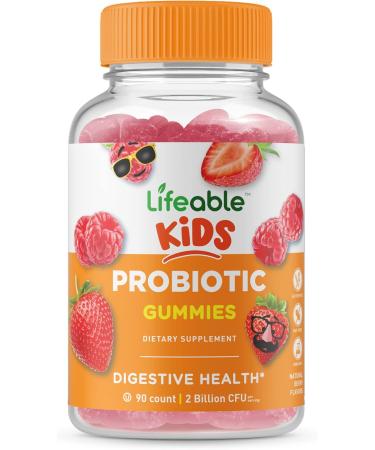 Lifeable B Complex Kids + Probiotic 2 Billion CFU Kids Gummies Bundle - Great Tasting Vitamin Supplement Gluten Free GMO Free Chewable Gummy - Buy Online on GoSupps.com