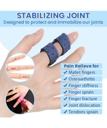 Shop Trigger Thumb Splints & Finger Braces - 4pcs Breathable Support for Arthritis & Injuries - International Shipping - Buy Online on GoSupps.com