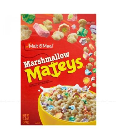 Malt O Meal Marshmallow Mateys 320g | Pack of 2 | Sugar Frosted Whole Grain Cereal With Marashmallows | Kids Favourite | Rich Ingredients | Share Pack | Sold by EPL - Buy Online on GoSupps.com