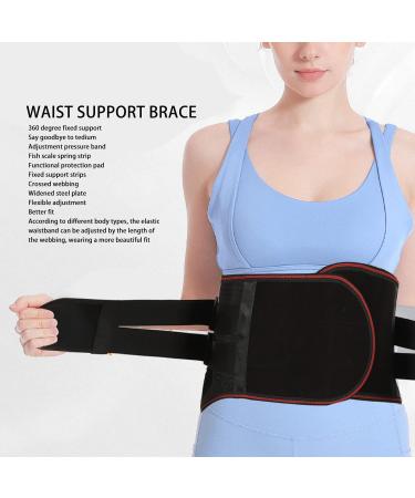 HEEPDD Lumbar Support Belt - Soft Black Cool Waist Protector for Sports | International Shipping Available - Buy Online on GoSupps.com