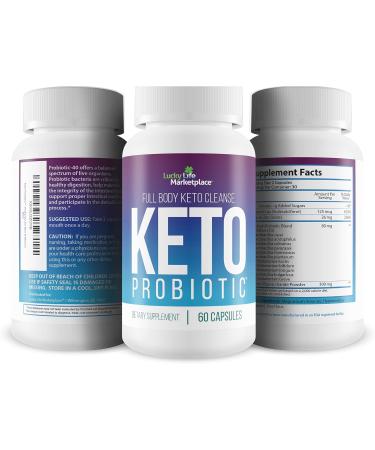 Keto Probiotic - 40 Billion Cfu - Promote Digestive Health Immune Health & Gut Health - Keto Friendly Probiotic - Full Body Keto Cleanse Aid - Reduced Bloating - Keto Probiotics for Men & Women - Buy Online on GoSupps.com