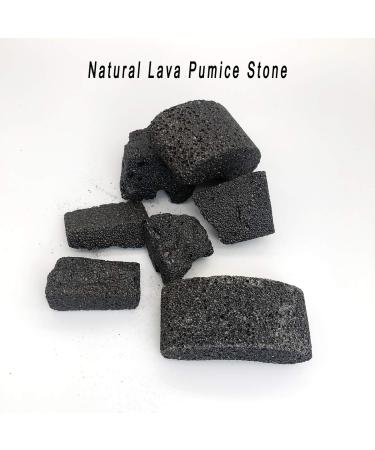 Bicrops Natural Lava Pumice Stone Pedicure Tool Set - Hard Callus Dead Skin Remover & Foot File for Exfoliation - Fine Foot Scrubber for Smoothing Skin - 2 Count - Buy Online on GoSupps.com