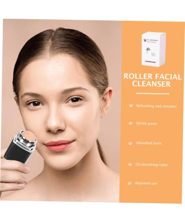 Angoily 1pc Facial Oil Absorbing Ball Skin Care Roller Face Oil Absorbing Roller Grease Beauty Instrument Black 1 count (Pack of 1) - Buy Online on GoSupps.com