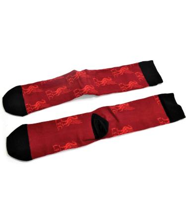 Liverpool All Over Adult Socks - Size 9-12 US | Official Merchandise - Buy Online on GoSupps.com