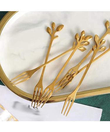 Fruit Forks Dinner Forks Stainless Steel ForksKitchen Utensils Buffet Cooking Tools with 20pcs Flatware Fruit Fork and 1pcs Food Clip Dessert Fork Kitchen Tableware - Buy Online on GoSupps.com