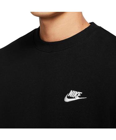 Nike Men's NSW Club Crew Black/White - Medium Size - Buy Online on GoSupps.com