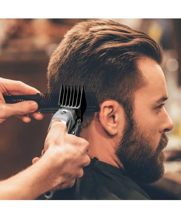 Wahl Professional Hair Clipper Guards Set - 10 Pcs Coded Cutting Guides #3170-400, 1/8 to 1 Inch - Fits All Wahl Clippers, Black - Buy Online on GoSupps.com